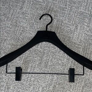 Chanel authentic Black Hanger with pant Clips NEW
